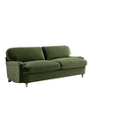 Daphnis Fern Green Velvet Sofa Bed, Large 3-Seater