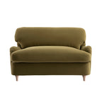 Daphnis Fudge Velvet Sofa Bed, Loveseat