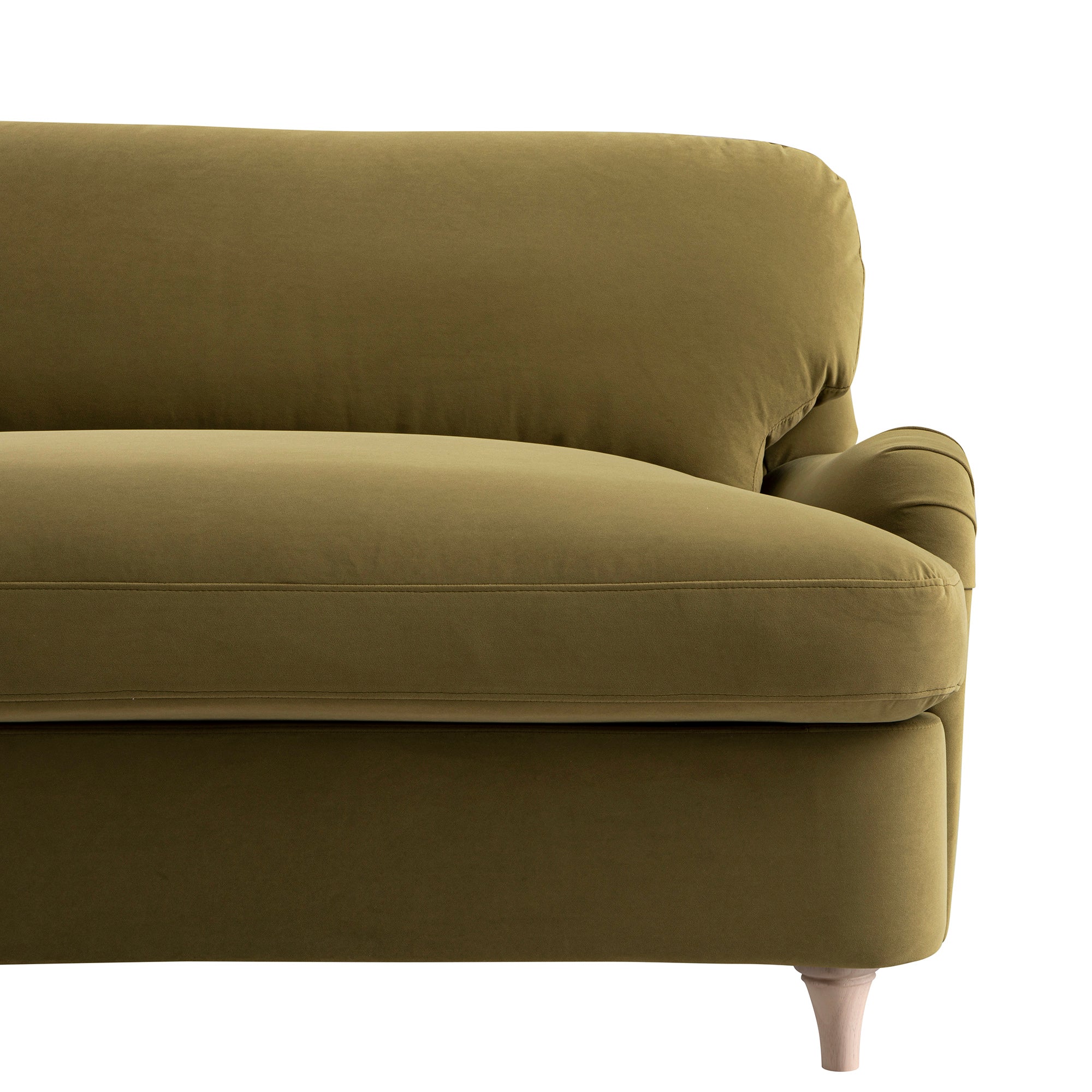 Daphnis Fudge Velvet Sofa Bed, Loveseat
