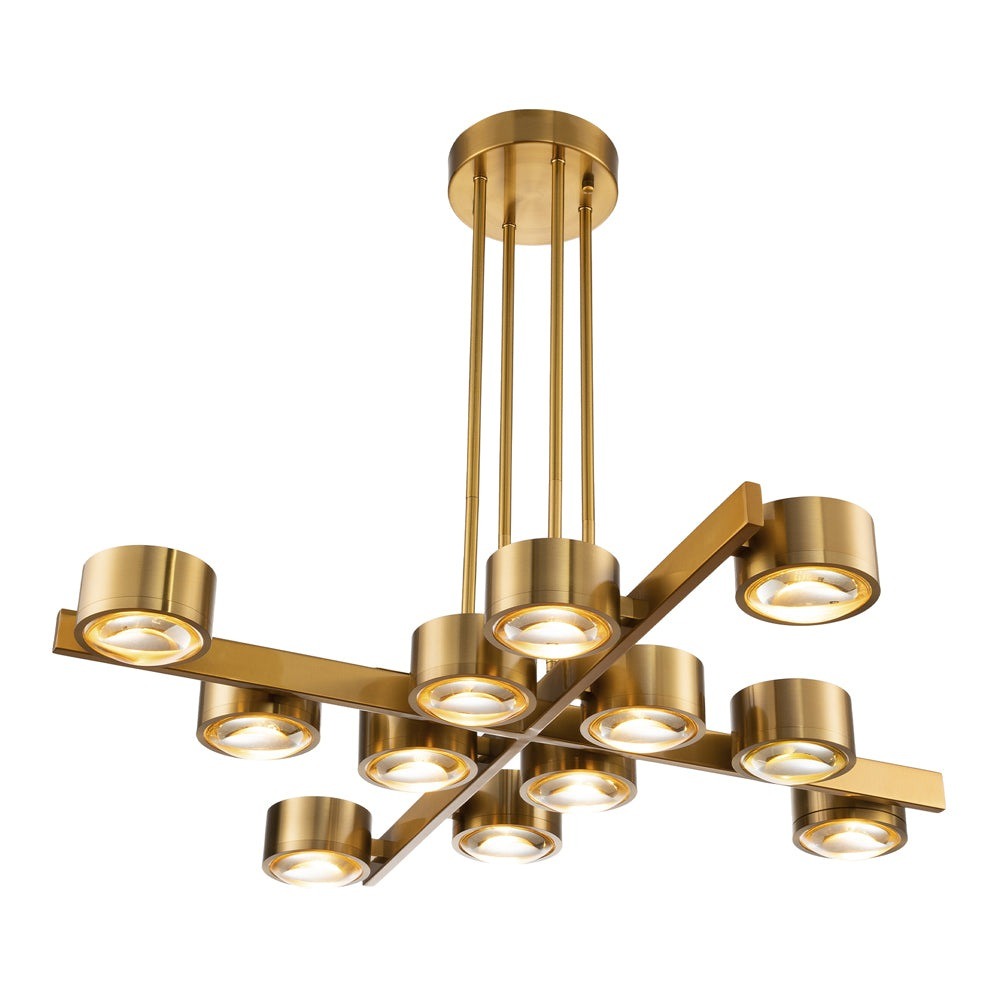 Bloom Pendant Lamp - Antique Brass