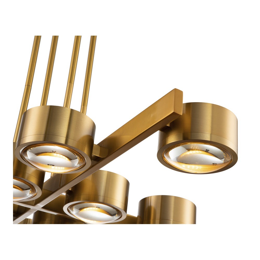 Bloom Pendant Lamp - Antique Brass