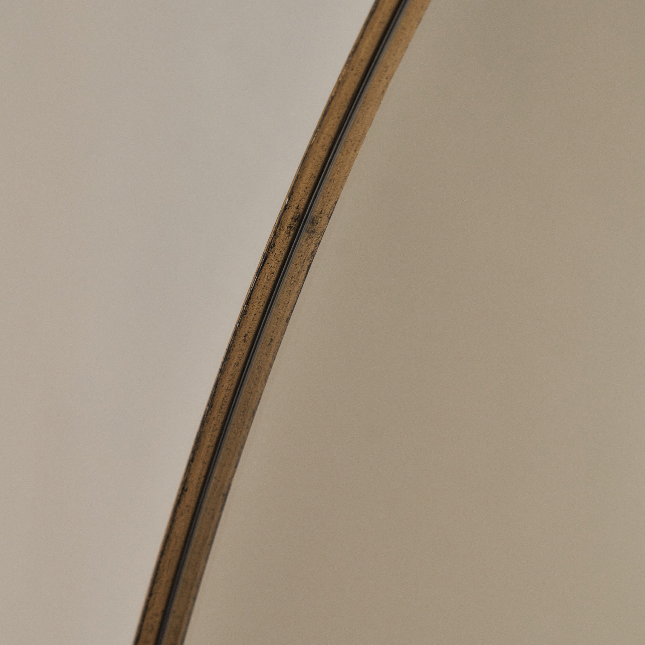 Theo - Gold Round Metal Extra Large Wall Mirror 120cm x 120cm