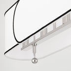 Zara Pendant Light - Aged Brass & White