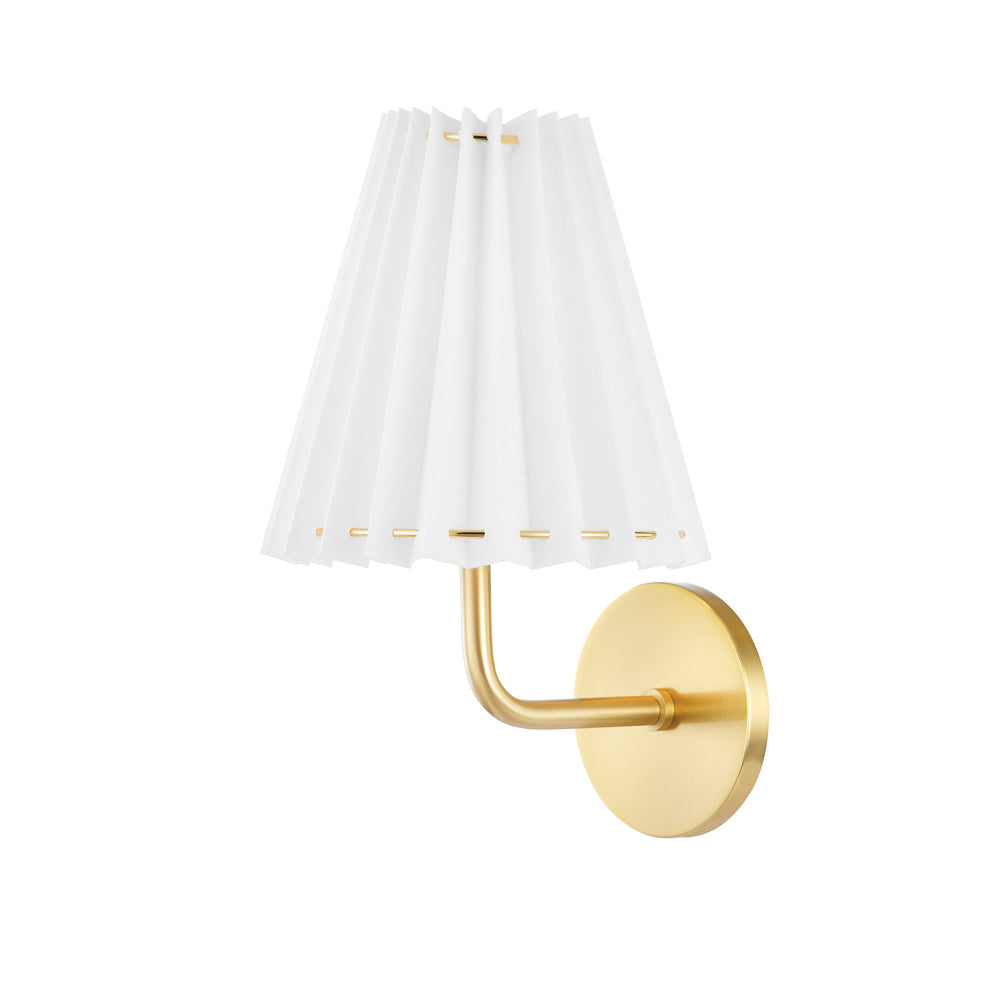 Demi 1 Light Wall Sconce - Aged Brass