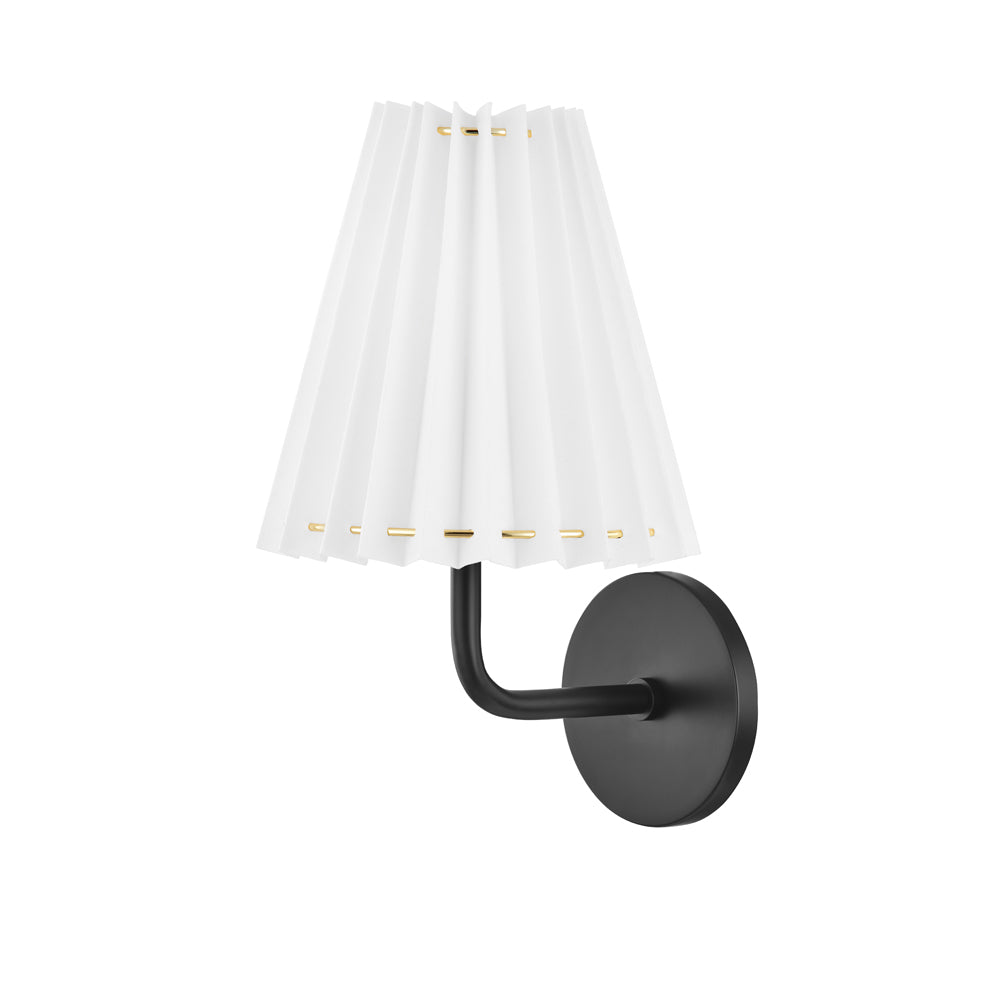 Demi 1 Light Wall Sconce - Soft Black