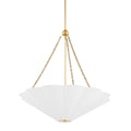 Alana 3 Light Pendant Light - Aged Brass