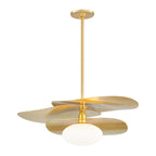 Allida 1 Light Pendant Light - Vintage Gold Leaf