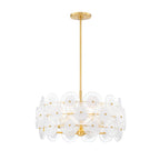 Zoella 5 Light Chandelier - Aged Brass