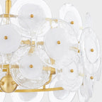 Zoella 5 Light Chandelier - Aged Brass