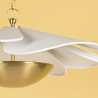 Madeline 1 Light Pendant Light - Aged Brass