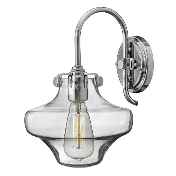 Congress 1 Light Wall Light - Chrome