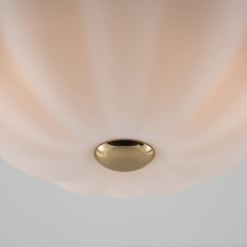 Flower Flush Light - Brass