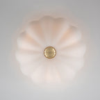 Flower Flush Light - Brass