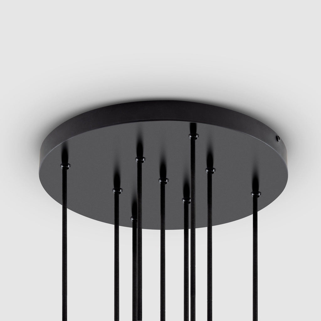 Opal Ball Cluster Ceiling Light - Charcoal