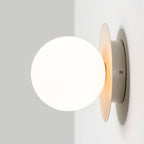 Opal Disc Wall Light - Sand