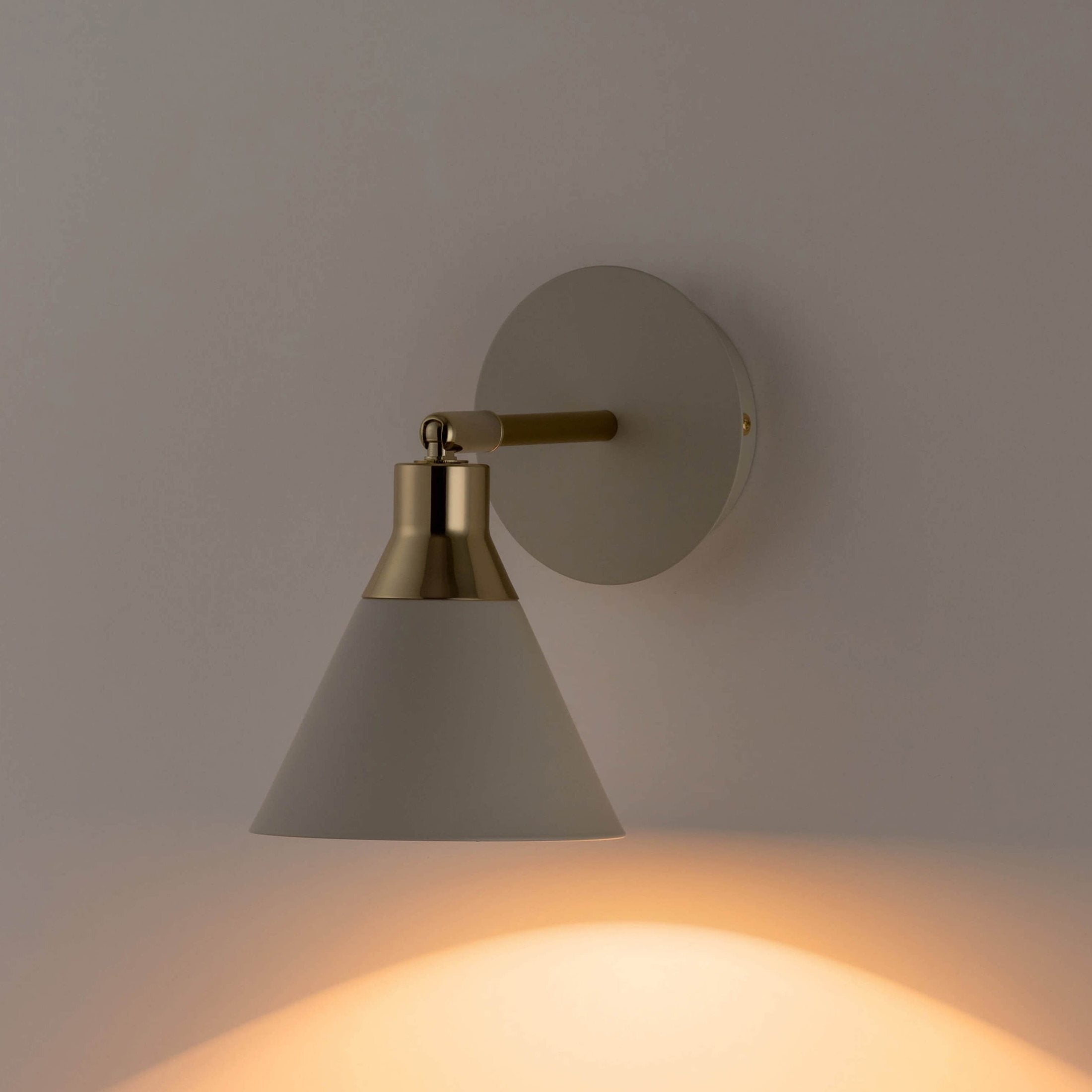 Cone Wall Light - Sand