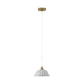 Flower Glass Pendant Ceiling Light - White