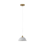 Flower Glass Pendant Ceiling Light - White
