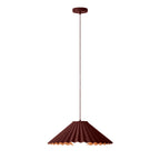 x Emma Gurner: The Pleat Ceiling Pendant - Burgundy