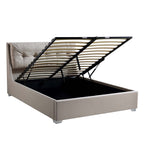 Hadley Stone Fabric Ottoman Storage Bed