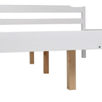 Curran Solid Wood Bed Frame in White UK Sizes