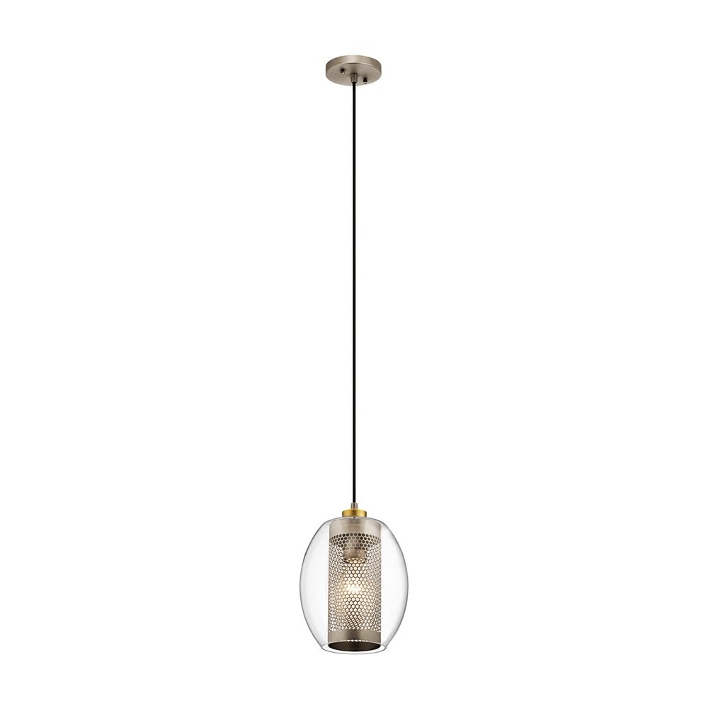 Kichler Asher 1 Light Mini Pendant Light - Antique Pewter