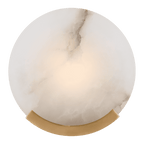 Melange Sconce - Antique-Burnished Brass with Alabaster