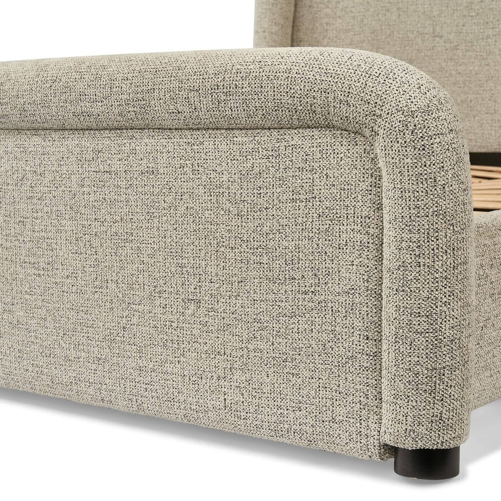 Calais King Size Bed - Colmer Silver Grain