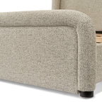 Calais King Size Bed - Colmer Silver Grain