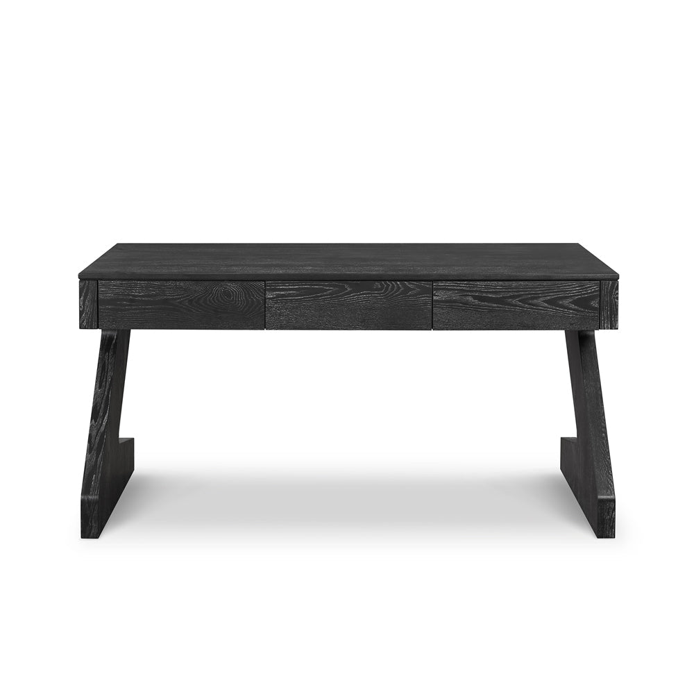 Zeta Desk - Ebony Cerused