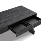 Zeta Desk - Ebony Cerused