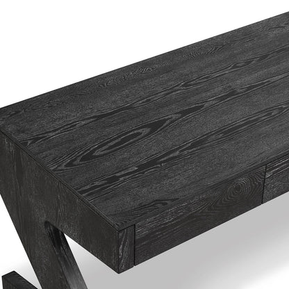 Zeta Desk - Ebony Cerused