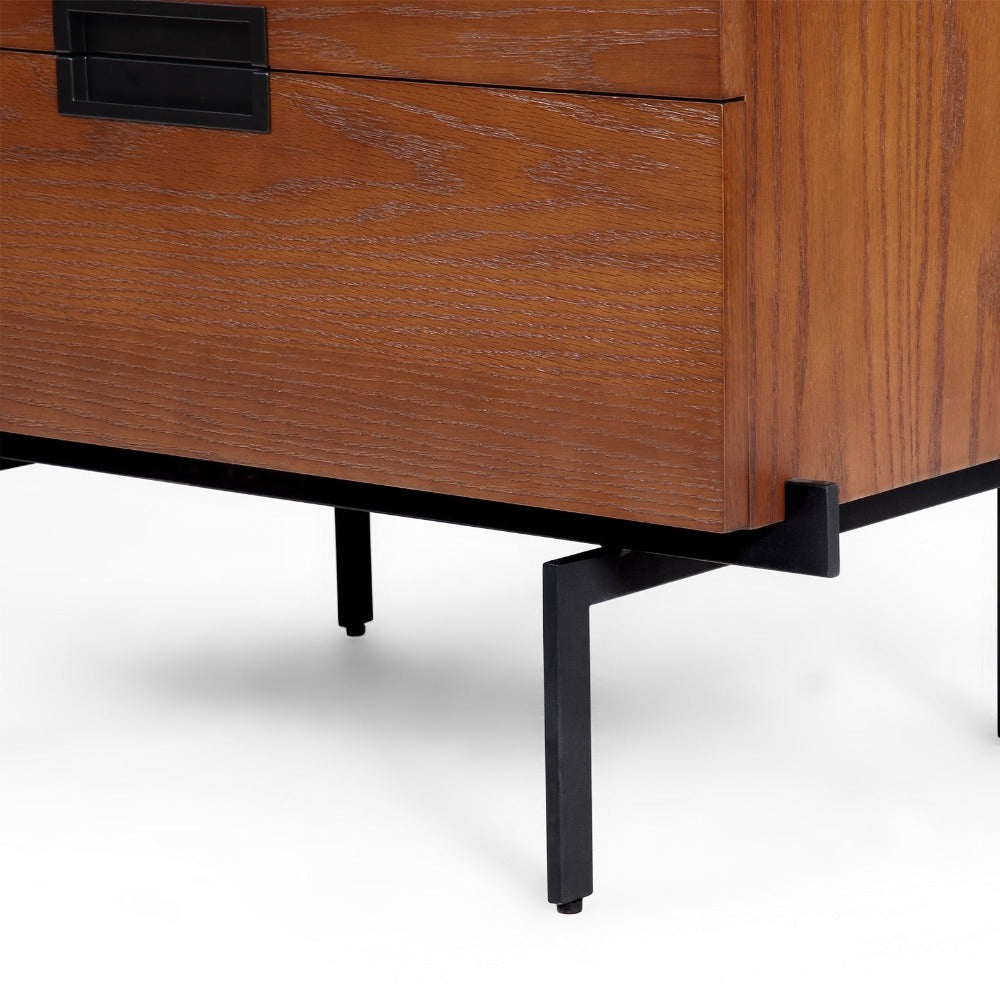Palau Bedside Table - Classic Brown