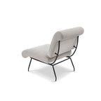 Abacus Occasional Chair - Gainsborough Ash Grey Velvet