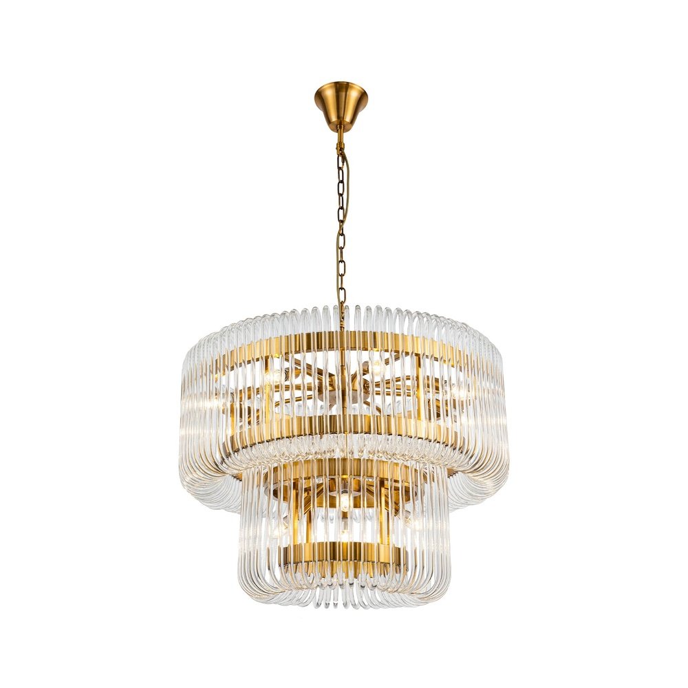Mist Tall Pendant Lamp - Brushed Brass