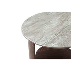 Willow Bedside Table - Tobacco Walnut