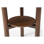 Willow Bedside Table - Tobacco Walnut