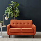 Clarence Sofa Range in Burnt Orange Velvet