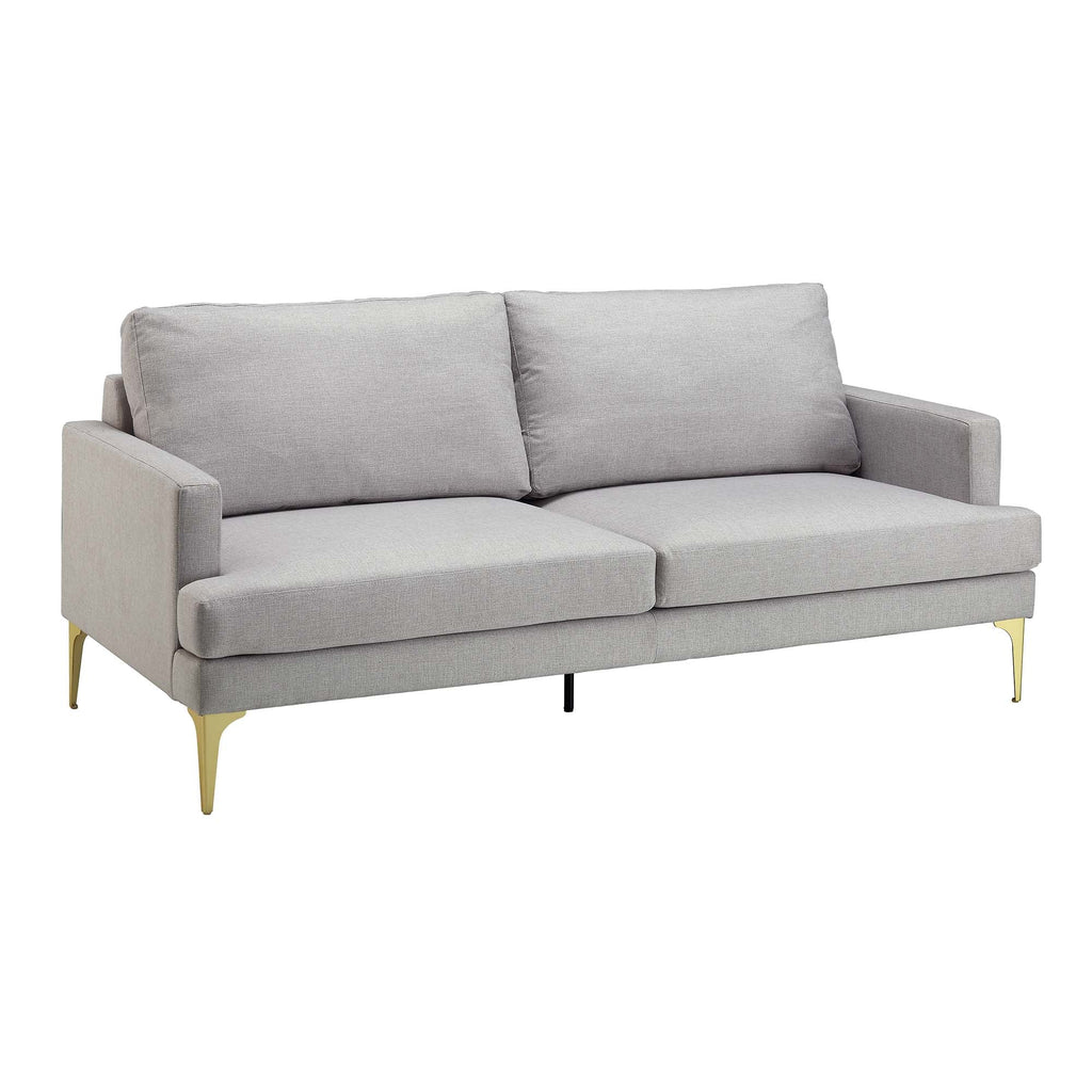 Haven Grey Fabric 3-Seater Sofa