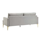 Haven Grey Fabric 3-Seater Sofa