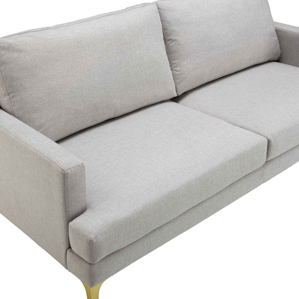 Haven Grey Fabric 3-Seater Sofa