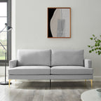 Haven Grey Fabric 3-Seater Sofa