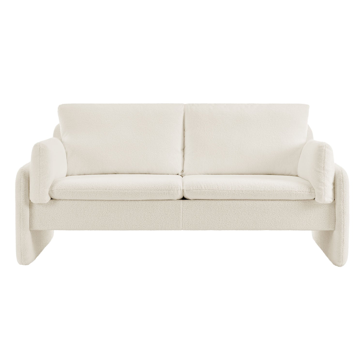 Clapham 2-Seater Ecru Boucle Sofa