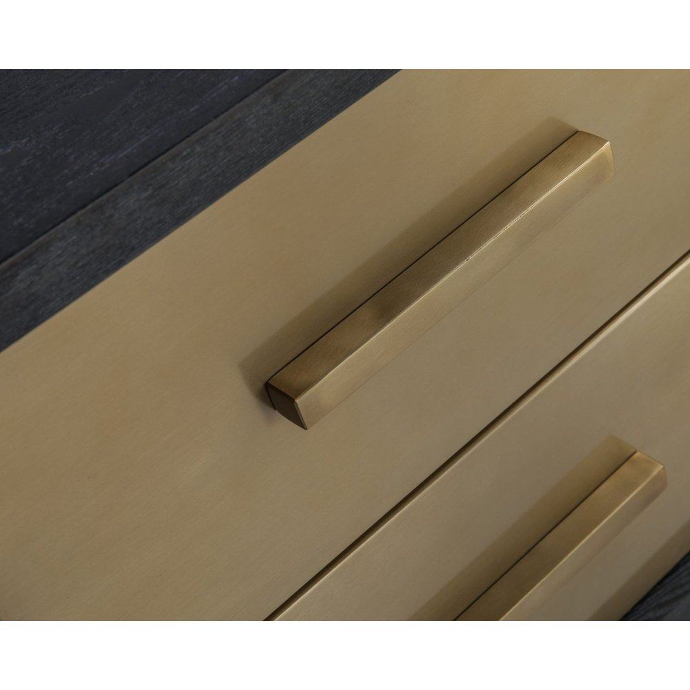 Camden Bedside Table - Brushed Brass