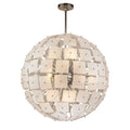 Rialto Pendant Lamp - Frosted Glass & Nickel
