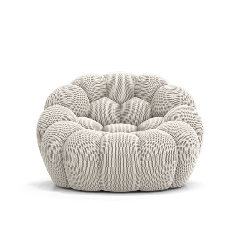 Lumo Mini: Compressed Bubble Chair with Rope Detailing - Fauteuil