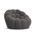 Lumo Mini: Compact Black Bubble Chair for Modern Spaces
