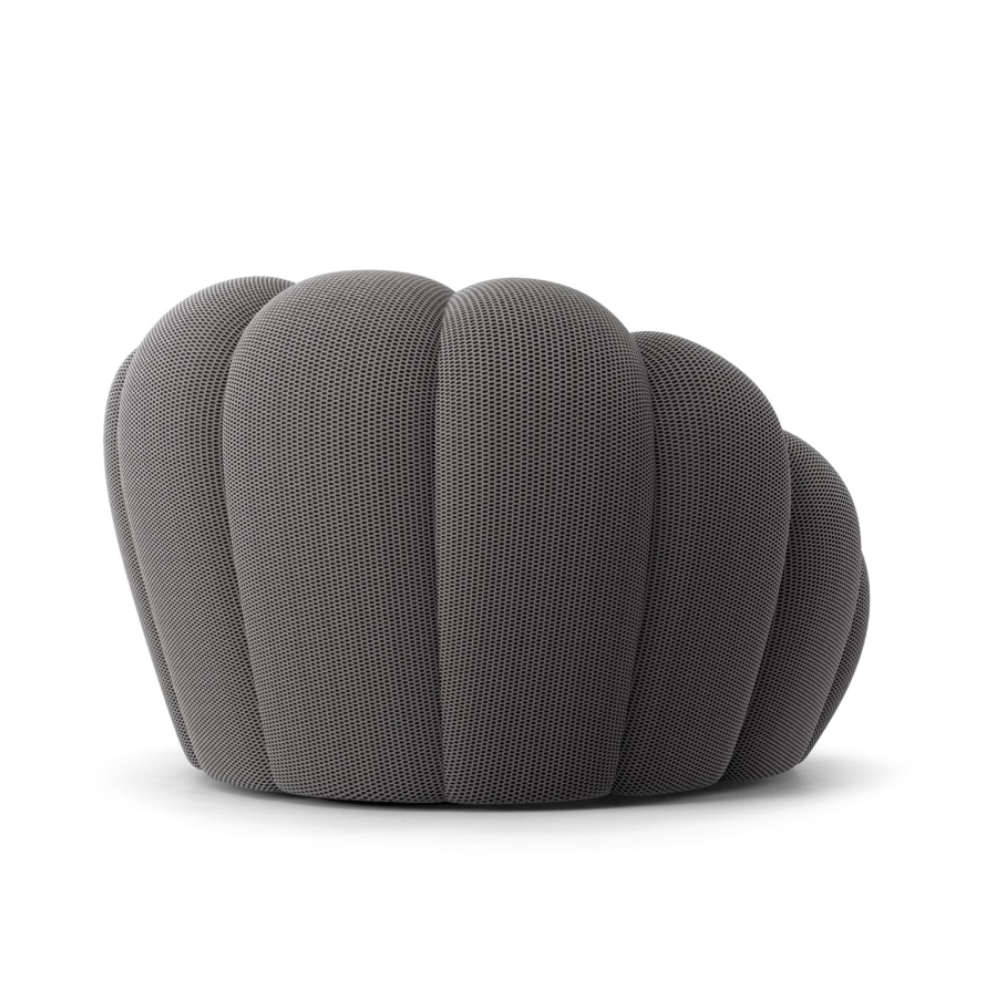 Lumo Mini: Compact Black Bubble Chair for Modern Spaces