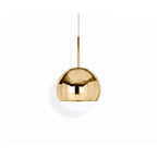 Mirror Ball LED Pendant Light - Gold