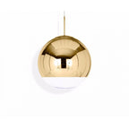 Mirror Ball LED Pendant Light - Gold